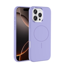 Apple, Uyumlu iPhone 16 Pro Kılıf M-safe Şarj Özellikli Metal Kamera Çerçeveli Zore Edi Silikon Kapak Lila Apple, Uyumlu iPhone 16 Pro Kılıf M-safe Şarj Özellikli Metal Kamera Çerçeveli Zore Edi Silikon Kapak Lila