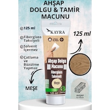 Meşe Renk Ahşap Tamir Macunu 125 Ml Mobilya Masa Dolap Sehpa Çizik Çatlak Giderici Parke Çatlak Dolgusu Parke Çizik Tamiri Lamine Parke Ve Ahşap Yüzeyler İçin Onarıcı Macun Tahta Tamirat Macunu Meşe