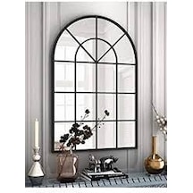 Dekoratif Hint Penceresi Aynalı Plexi Dekoratif Ahşapçerçeve80x60 Şeffaf