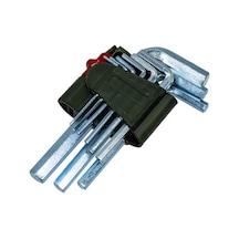 Master 530285 Kısa Hex Allen Anahtar Takımı 9 Parça