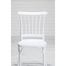 Violet Home Mutfak Sandalyesi 4 Adet - Beyaz