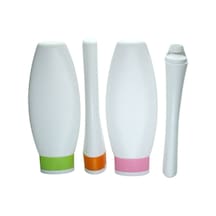 Beyaz Plastik Şampuan Duş Jeli Şişesi 120 Ml 500 Adet
