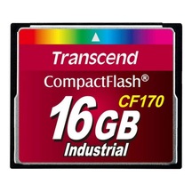 Transcend Industrial TS16GCF170 CF170 16 GB Compact Flash Hafıza Kartı