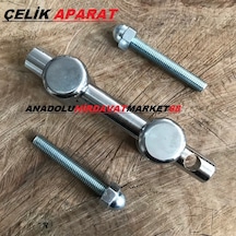 Çetin Demir Kapı Emniyet Aparatı Metal Kapı Asma Kilit Takma Apar