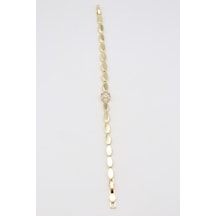 Vıp Bileklik 14 K-17335 17+2cm Çok Renkli