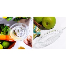 Sağlığınız İçin Cam Rende - Limon Sıkacak Sıkacağı 2 Li Set