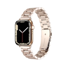 Kilifone -  Apple Uyumlu  Watch  44mm - Kordon Metal Kordon Krd-93
