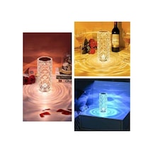 Sevgililer Günü İçin Hediye Kristal Lamba Sevgiliye Hediye Usb Şarjlı Gece Lambası Beyaz