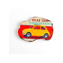 Buzdolabı Magneti Fiat 500 Klasik Otomobil
