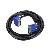 Vga 15 Pin Erkek Erkek 90 Derce L Tipi Kablo 3M