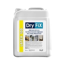 Dryfix Latex 100 Aderans Arttırıcı Su Geçirimsizlik Sağlayan Harç Katkı Malzemesi 5 Lt