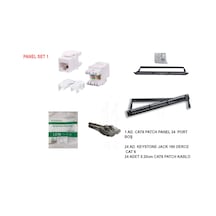 24 Port Cat6 Patch Panel SET