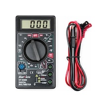 Marxlow Dt830d Buzzerlı Ölçü Aleti Siyah