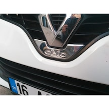 Renault Clio 4 Krom Ön Logo Kaşı 2012  Sonrası