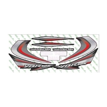 Yamaha Ybr 125 2010 Uyumlu Kırmızı Sticker Set Standart