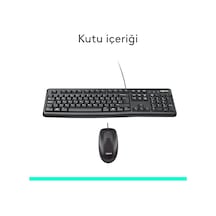 Logıtech Mk120 Q Tr Kablolu Set-siyah 920-002560 Optik