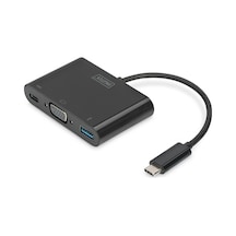 Digitus Da-70854 Usb-C Vga 3 Port Adapter