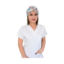 Beyaz İlk Yardım Desenli Cerrahi Bone