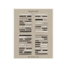 4 Sayfa İngilizce Notlar Sticker Seti -notes- Ajanda - Scrapbook- Journal - Planner - 927007626 Diğer