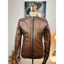 Always Leather Usta Ellerden Çıkan Efsane Hakiki Deri Mont 1803340003 Kahverengi