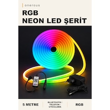 Onerous 5 M Rgb Neon Led Şerit, Bluetooth