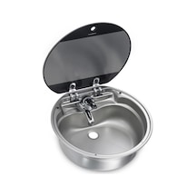 Dometic Sng 420 - 420 Mm Yuvarlak Cam Kapaklı Karavan Eviye