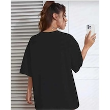 Kozia Outdoors Malkoçbey Broklıyn Baskılı Oversize Unisex Basic O Yaka T-shirt SIYAH