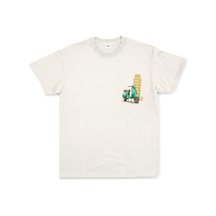 24-7 Italian Icons Beyaz Baskılı Erkek T-shirt