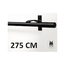 Siyah Alüminyum Tek Kanallı Rustik - Dekoratif Rustik Siyah275cm - 873508043 Siyah275cm