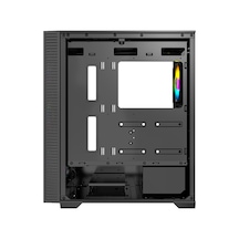 Fazeon F7 650w 80+ Bronze Tempered Glass Mesh 4x Rgb Fanli Siyah Atx Bilgisayar Kasasi
