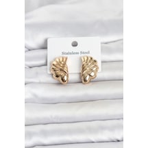 316l Çelik Gold Renk Vintage Model Kadın Küpe Tj-bkp11813 Çok Renkli