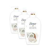 Nemlendirici Sıvı Sabun Hindistan Cevizi Yağı Ve Badem Sütü Özlü 450ml 3 Paketi
