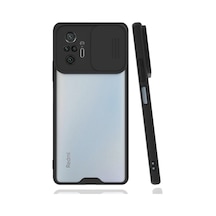Nettech Xiaomi Redmi Note 10 Pro 4g Uyumlu Platin Kamera Kızaklı Arka Koruma Kılıf - Kırmızı Kırmızı