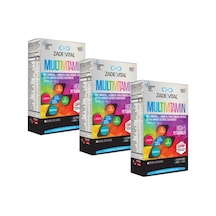 Zade Vital Multivitamin 30'lu Kapsül X 3 Kutu
