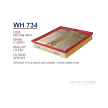 Wunder Mercedes 140 Kasa S Klass S300 Td Hava Filtresi Oem No:6030940404