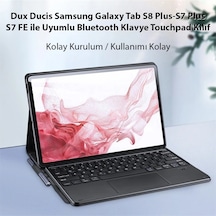 Dux Ducis Sm Galaxy Tab S8 Plus-s7 Plus-s7 Fe İle Uyumlu Bluetoot