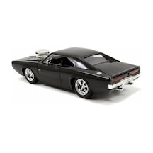 1:16 Fast & Furious 1970 Kumandalı Dom's Dodge Charger R/t Turbo Araba Siyah