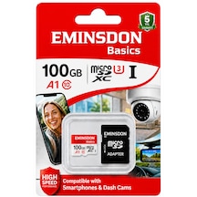 100gb Hafıza Kartı Ev Araç Güvenlik Kamerası Uyumlu Telefon Tablet Micro Sd Class10