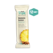 Ananas Ve Badem Aromalı Meyve Bar 35 G Meyve İçeren Pratik Atıştırmalık 12 Adet