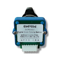 02j Cnc Rotary Switch Cnc Makinaları Çoklu Pozisyon Döner Anahtar