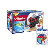 Vileda Turbo Pedallı Temizlik Seti + Yedek Mop