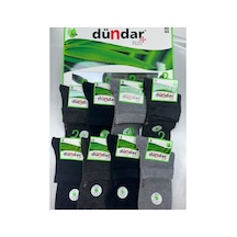 Dündar Çorap Erkek Bambu Yarım Konç Parfümlü Çorap 6 Adet Karışık