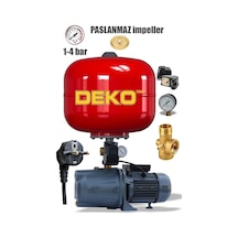 Deko Jetv100t Otomatik Sistem İtalyan Tank Paket Hidrofor 4 Kat