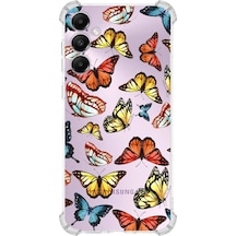 Prinrify Samsung Galaxy A05s Uyumlu Water Color 2 Baskılı Şeffaf Köşe Korumalı Antişok Kılıf