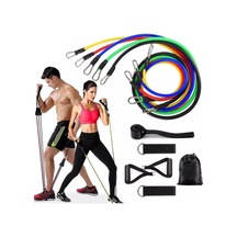 Direnç Lastiği Egzersiz Direnç Lastiği Full Set 11 + 5'li Latex Direnç Bandı, Stt115 Çok Renkli