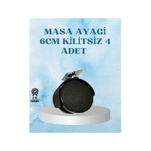 Kilitsiz Mobilya Tekerleği 6 Cm 4 Adet Dayanıklı Tasarım Cok Renkli Cok Renkli
