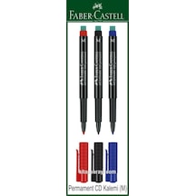 Faber-Castell Permament Cd Kalem Seti 3 Renk m Çok Renkli