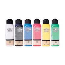 Akrilik Boya, Ana Renkler 6'lı Set, 140 Ml Çok Renkli