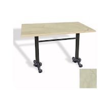 Çipa Döküm Ayak Masa 70x120 Cm - Werzalit, Wermodin Ve Allzalit Tabla - Golden Marble Çok Renkli