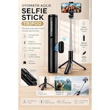 İphone 12 Pro Max Uyumlu Bluetooth Uzaktan Kumandalı Katlanabilir Tripod